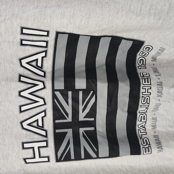 Hawaiian T Shirt White XL American Flag Patriotic - Picture 3 of 4